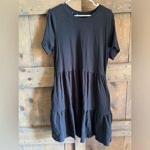 GAP Tiered Cotton Midi Dress